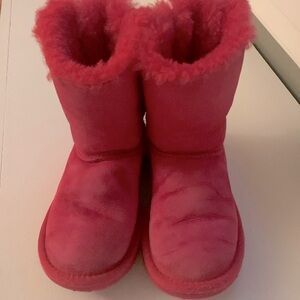 Ugg Bailey Bow Boots kids size 13, magenta